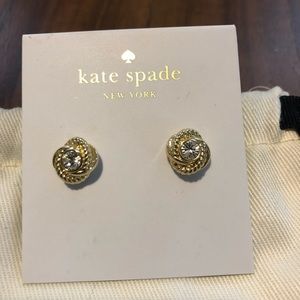 Kate Spade Gold and Diamond studs